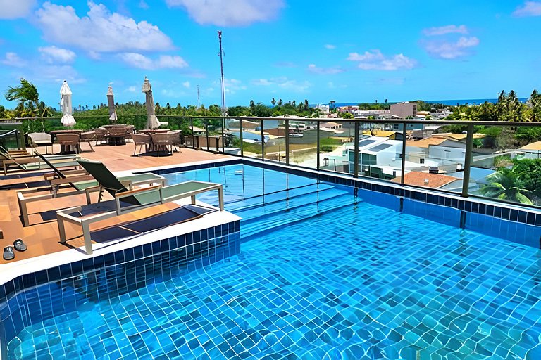 Paradise - Roof Top Tamandaré - Ap 407 by Temp Inn